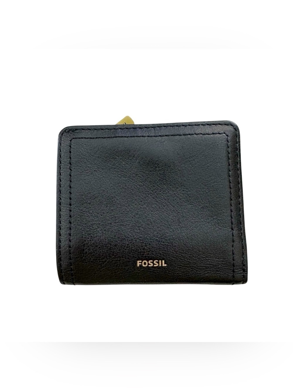 Fossil Logan Leather Small RFID Bifold Black Wallet